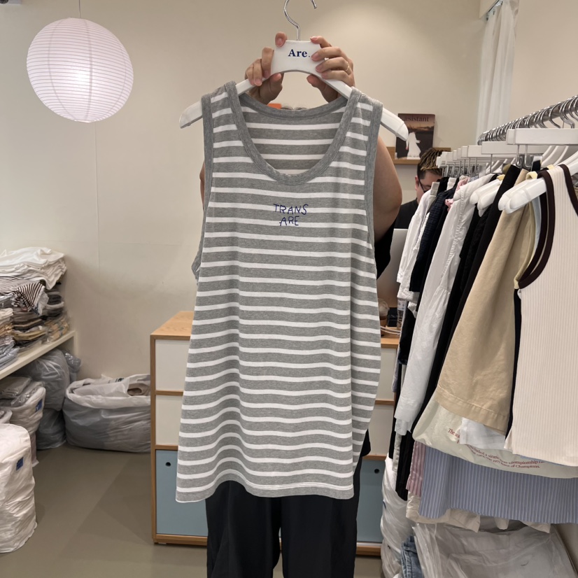 ARE韓國直郵㊣女裝新品休閑職業25春夏真品熱賣人氣吊帶背心ARE YOU/ARE吊帶/背心圖色2