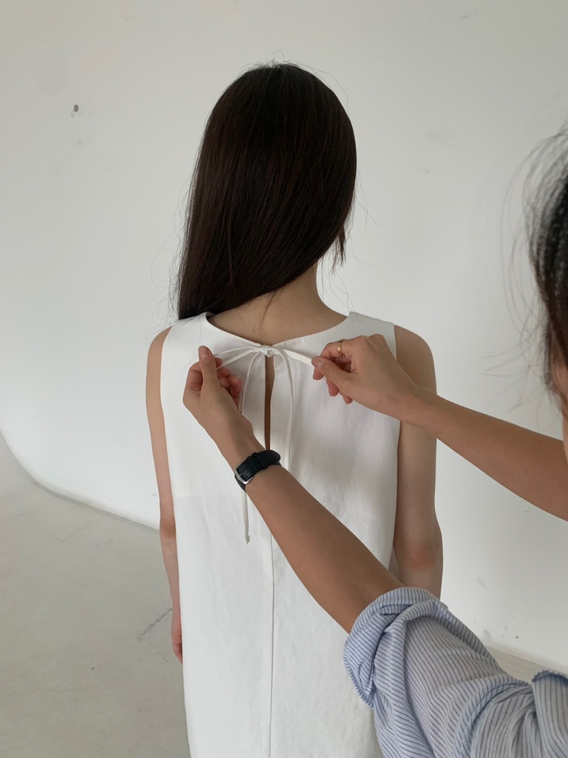BOUTIQUE SEOUL-P東大門㊣代購女裝新款25春夏休閑連衣裙But ton/BOUTIQUE SEOUL連衣裙