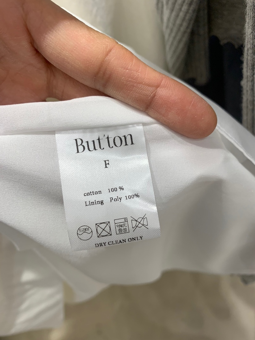 BOUTIQUE SEOUL-P東大門㊣代購女裝新款25春夏休閑連衣裙But ton/BOUTIQUE SEOUL連衣裙