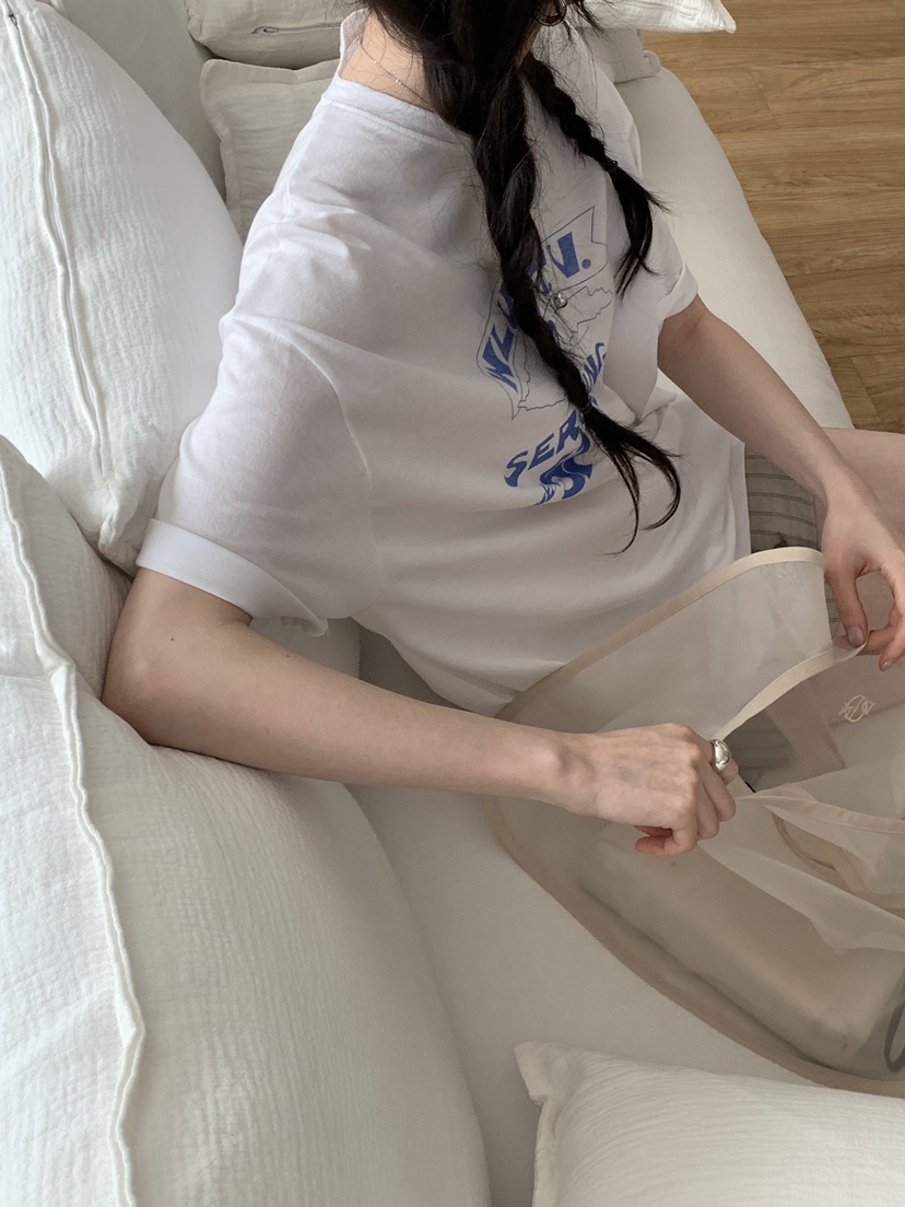 PLANTS ON GRAY東大門㊣實拍女士新款休閑熱賣時尚25春夏T恤PLANTS ON GRAYT恤