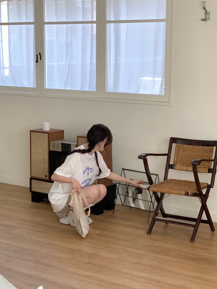 PLANTS ON GRAY東大門㊣實拍女士新款休閑熱賣時尚25春夏T恤PLANTS ON GRAYT恤