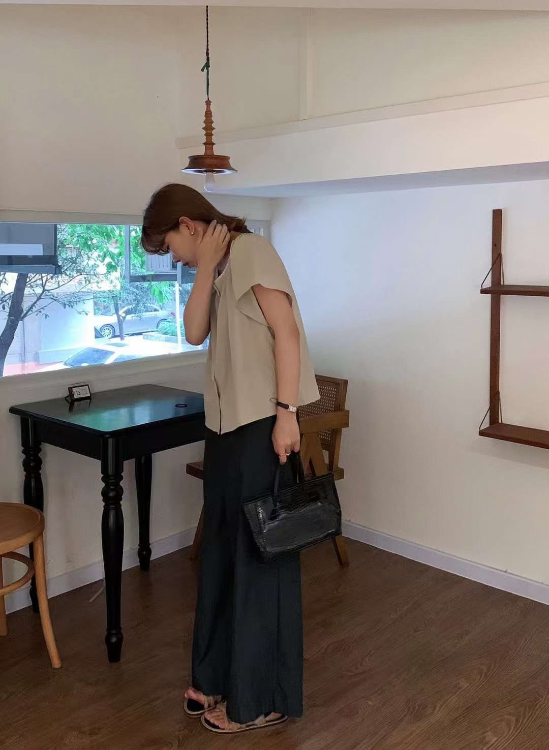 DIFFER東大門㊣實拍女士新款人氣時尚真品熱賣休閑襯衫蕾絲衫DIFFER襯衫/蕾絲衫