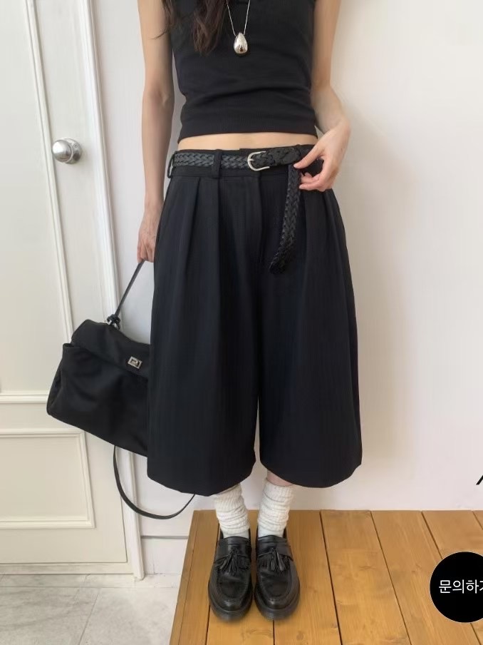 VIVACITY韓國直郵㊣女士新款人氣職業休閑時尚休閑褲不含腰帶VIVACITY休閑褲
