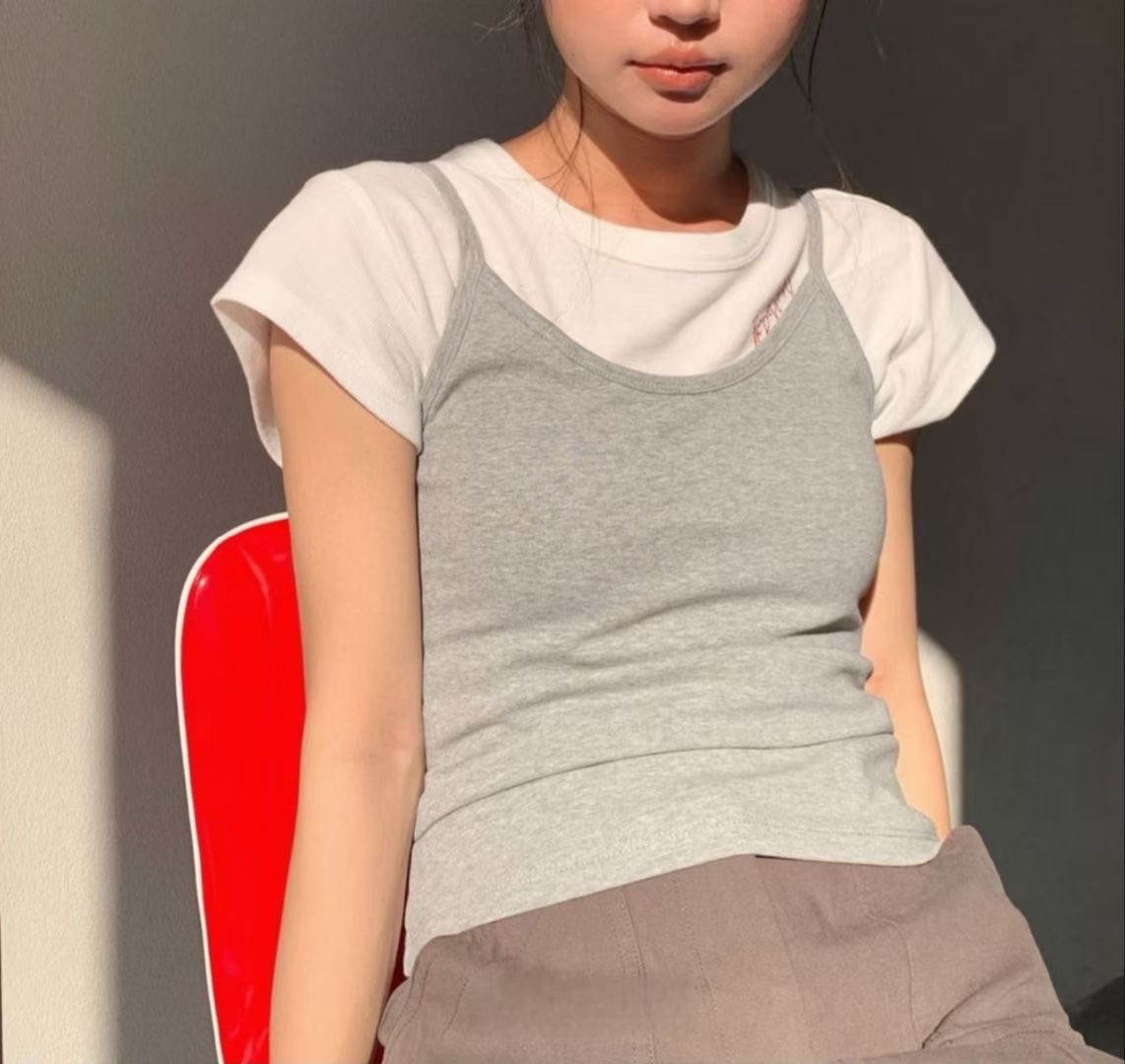 DIFFER東大門㊣代購女士新款休閑真品人氣熱賣職業吊帶背心DIFFER吊帶/背心