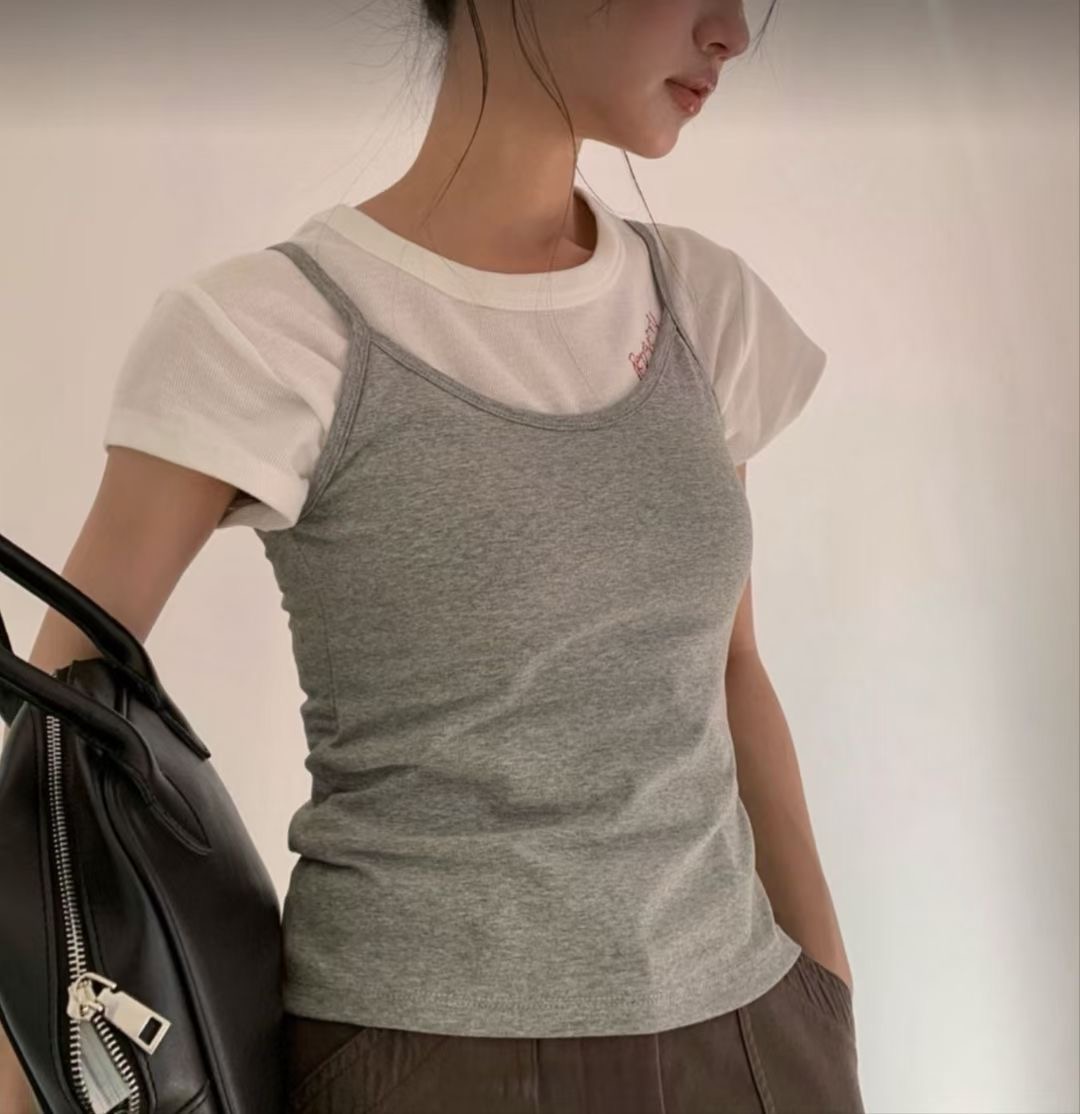 DIFFER東大門㊣代購女士新款休閑真品人氣熱賣職業吊帶背心DIFFER吊帶/背心