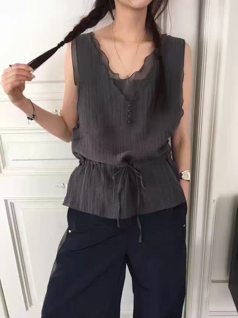 STRAWBERRY東大門㊣直郵女士新款休閑時尚推薦熱賣吊帶背心STRAWBERRY吊帶/背心