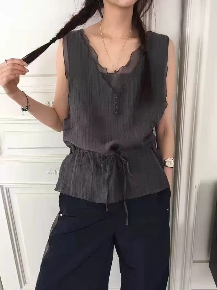 STRAWBERRY東大門㊣直郵女士新款休閑時尚推薦熱賣吊帶背心STRAWBERRY吊帶/背心