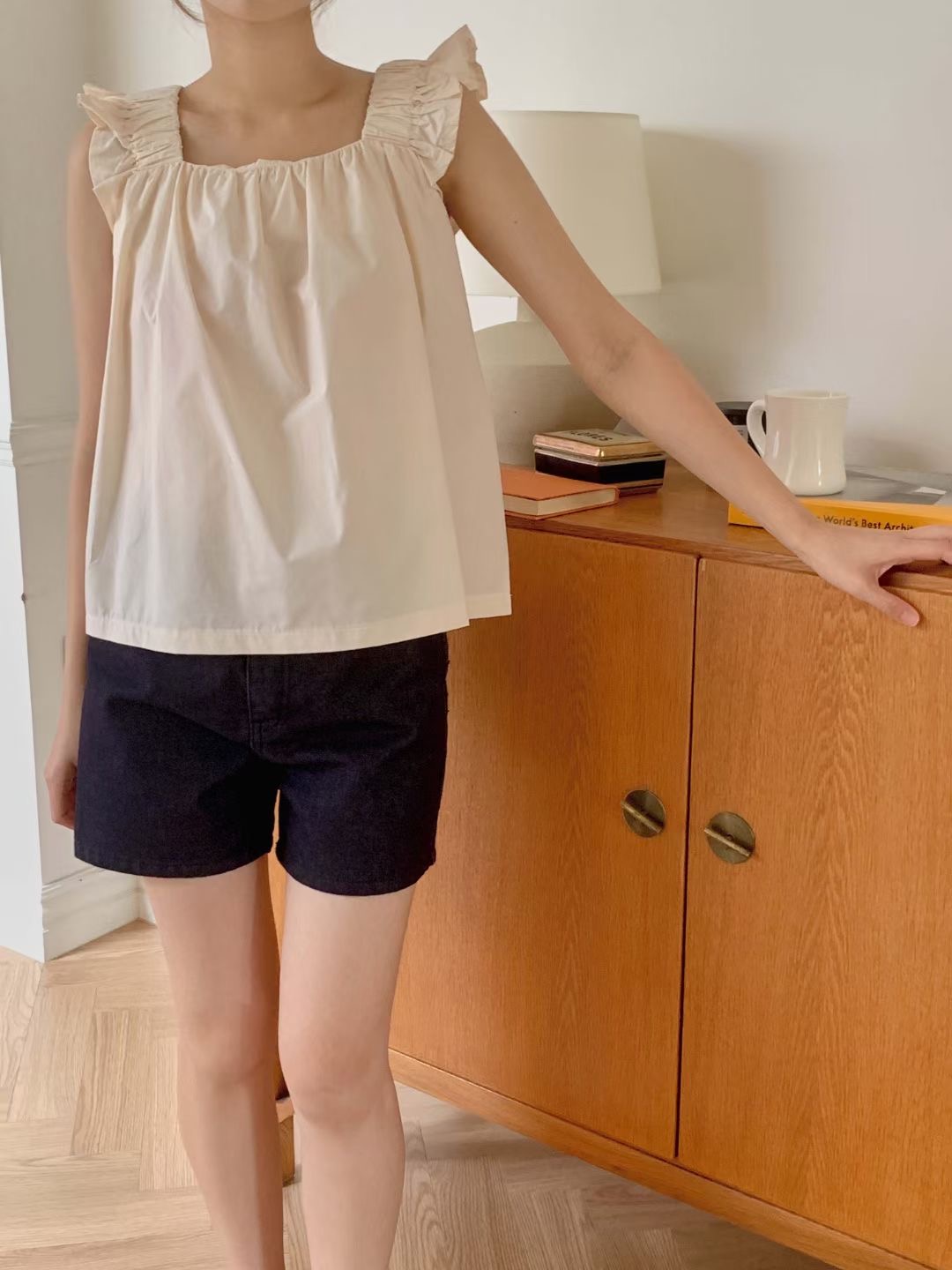 DIFFER東大門㊣直郵女士新品人氣休閑25春夏時尚襯衫蕾絲衫DIFFER襯衫/蕾絲衫