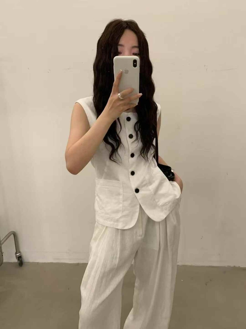 STRAWBERRY東大門㊣代購女裝新品真品職業人氣25春夏休閑馬甲STRAWBERRY馬甲