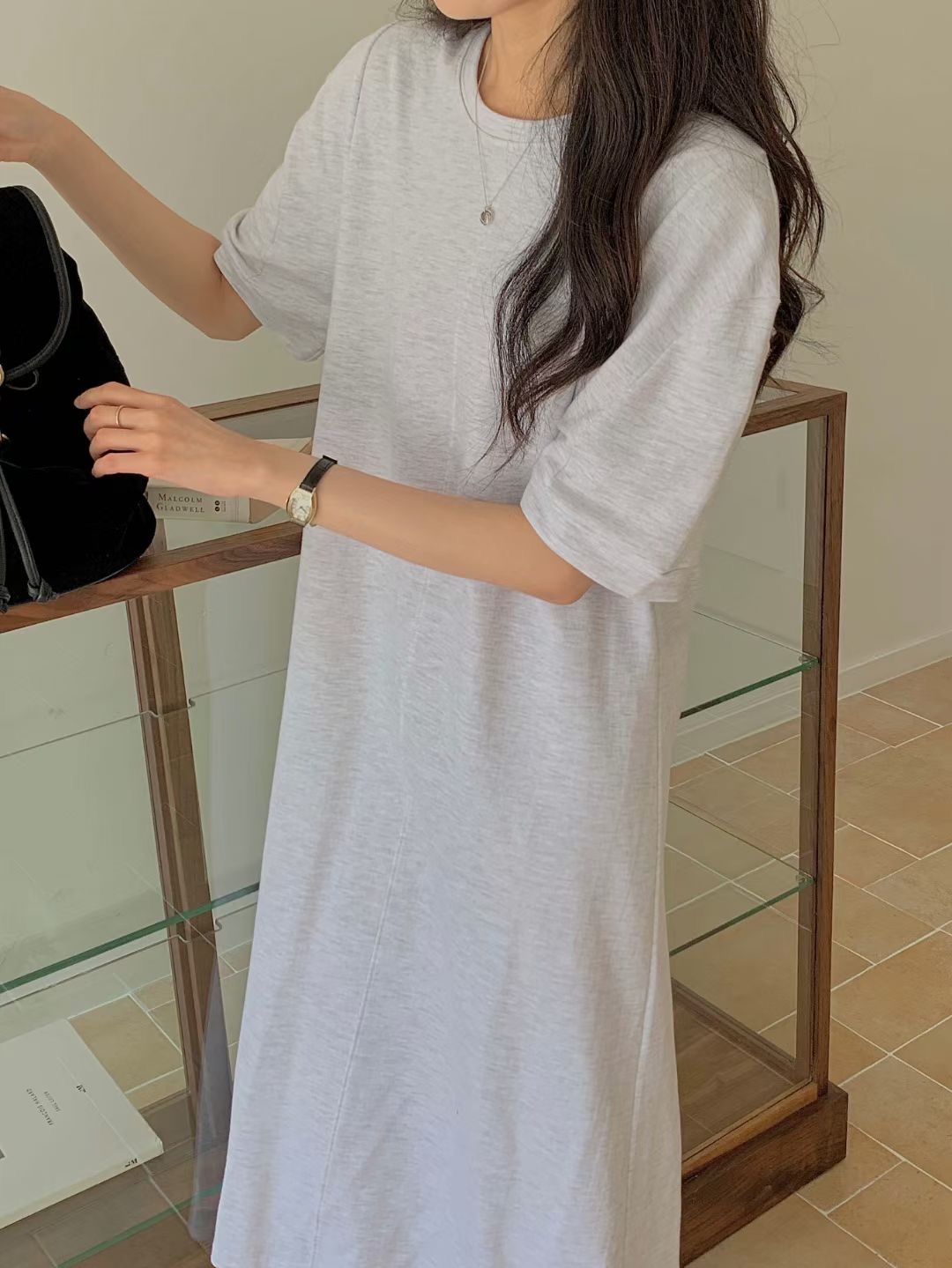 DIFFER韓國直郵㊣女士新款熱賣時尚人氣休閑真品推薦連衣裙DIFFER連衣裙