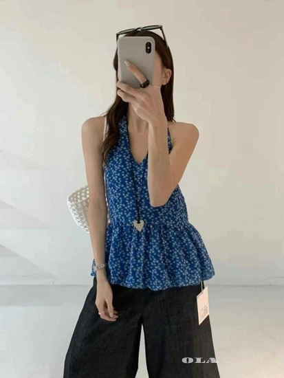 OLA東大門㊣直郵女裝新品人氣25春夏時尚真品熱賣推薦吊帶背心mellor/OLA吊帶/背心