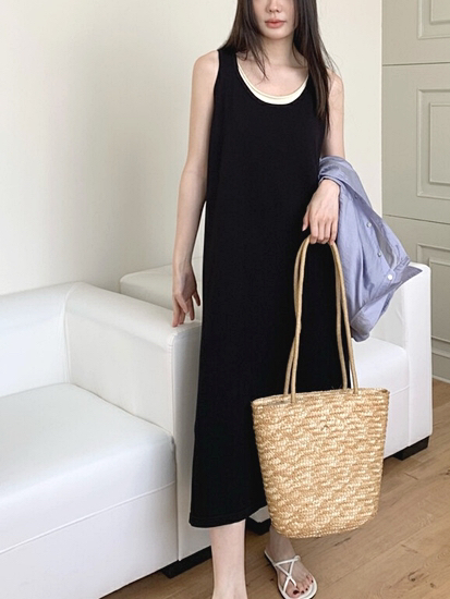 OLA東大門㊣代購女裝新品人氣時尚職業25春夏真品推薦連衣裙mellor/OLA連衣裙