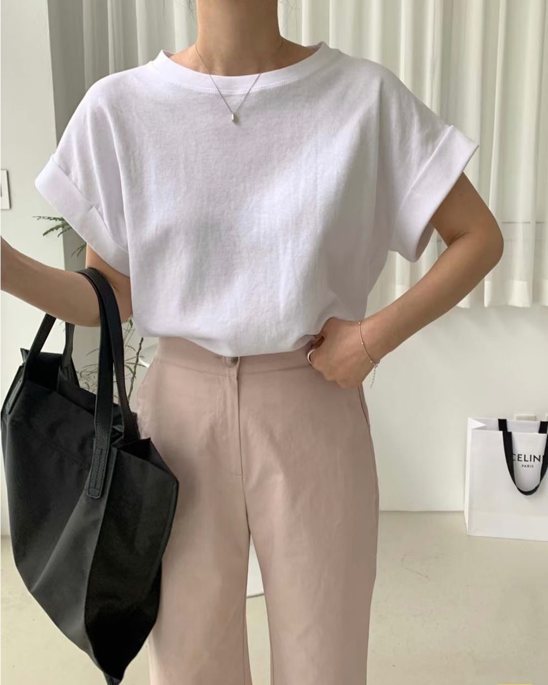 DIFFER東大門㊣代購女裝新款真品時尚休閑熱賣推薦人氣職業T恤DIFFERT恤圖色4