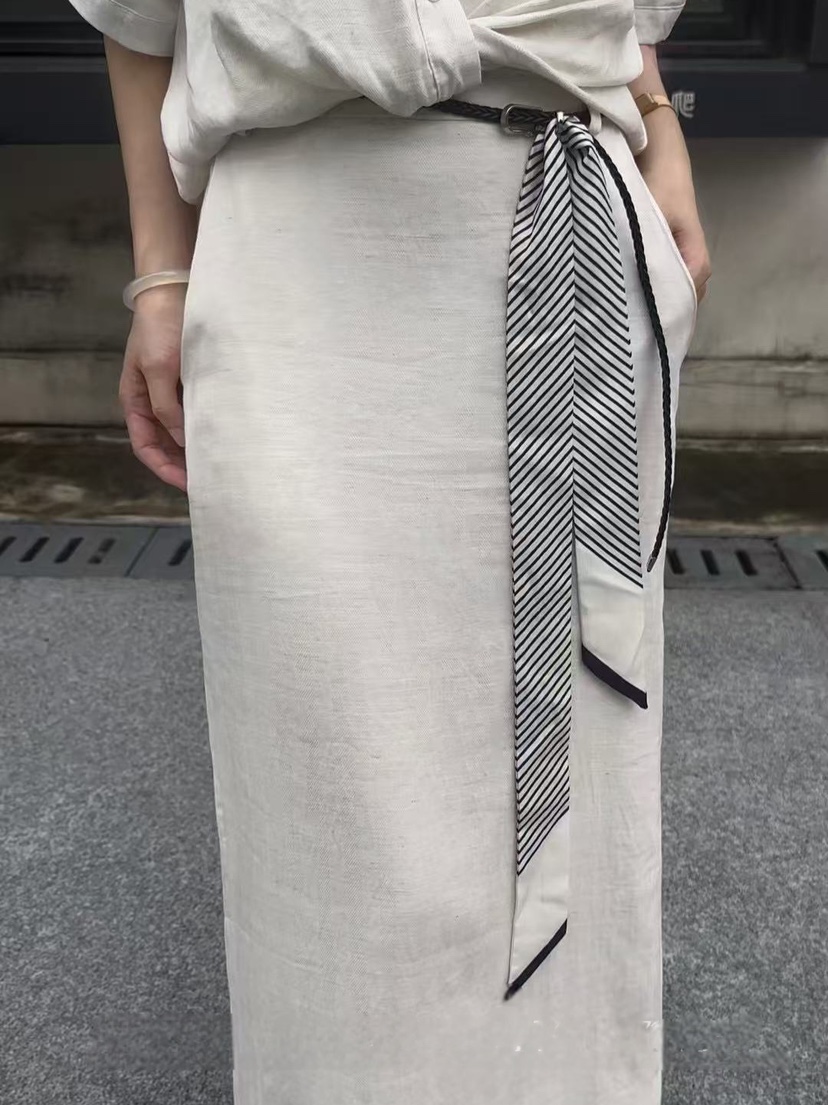 STRAWBERRY韓國代購㊣女士新品職業真品休閑時尚25春夏長裙STRAWBERRY長裙