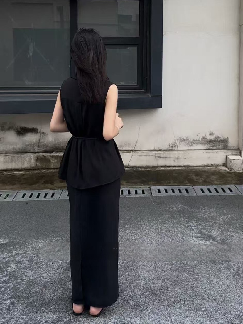 STRAWBERRY韓國代購㊣女士新品職業真品休閑時尚25春夏長裙STRAWBERRY長裙