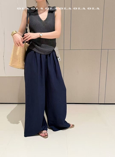 OLA東大門㊣代購女士新款真品時尚25春夏熱賣人氣職業休閑褲mellor/OLA休閑褲
