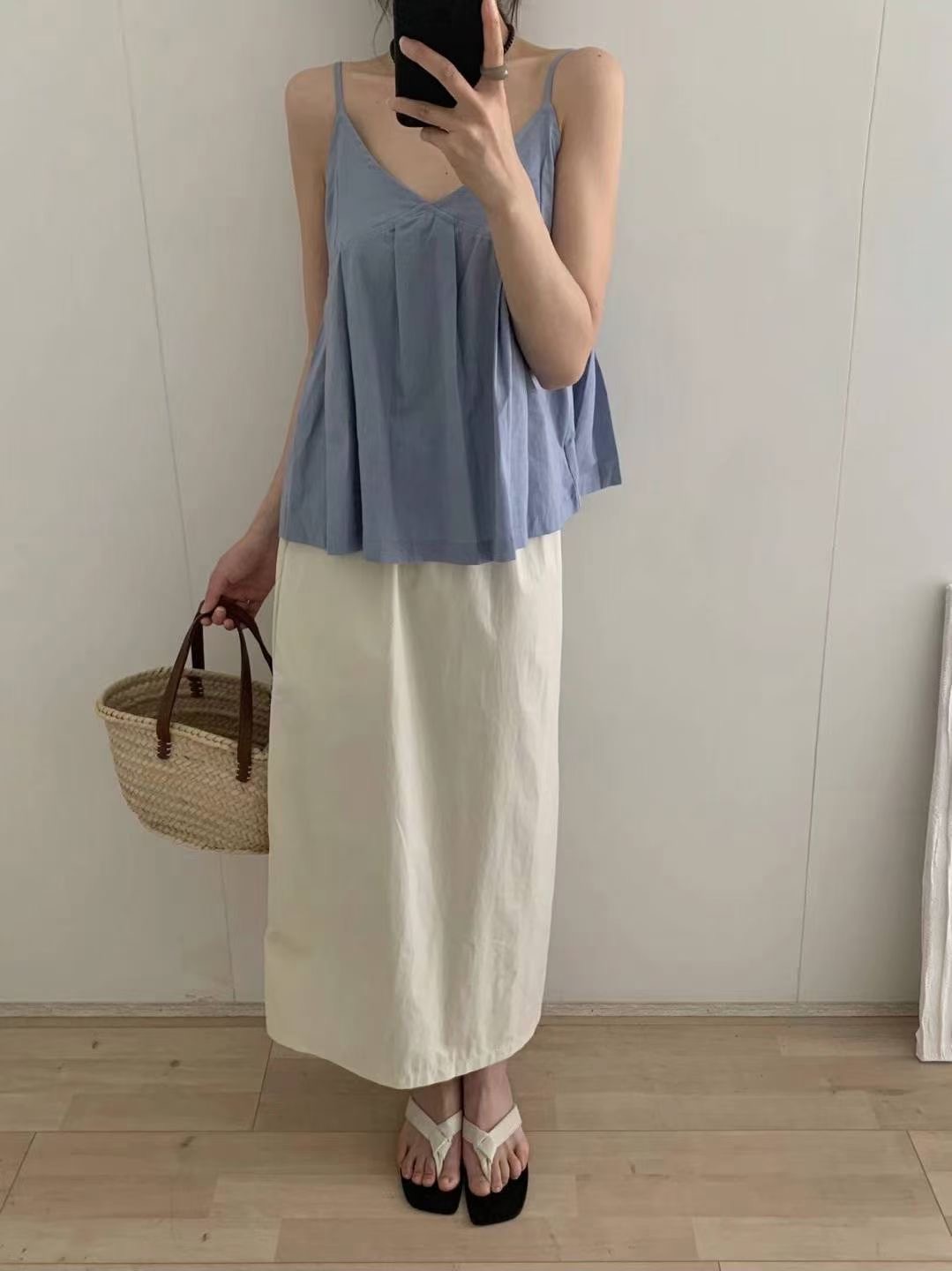 DIFFER東大門㊣代購女裝新款職業時尚人氣推薦吊帶背心緊身DIFFER吊帶/背心