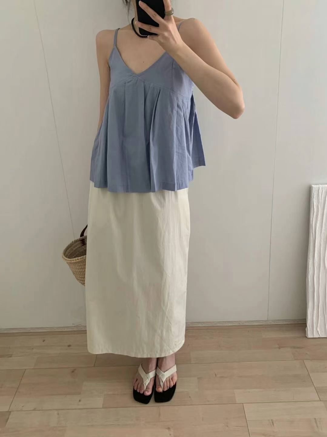 DIFFER東大門㊣代購女裝新款職業時尚人氣推薦吊帶背心緊身DIFFER吊帶/背心