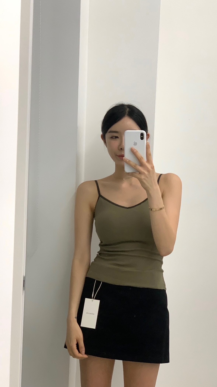 MEMOIRE東大門㊣代購女裝新款推薦真品熱賣25春夏職業吊帶背心MEMOIRE吊帶/背心