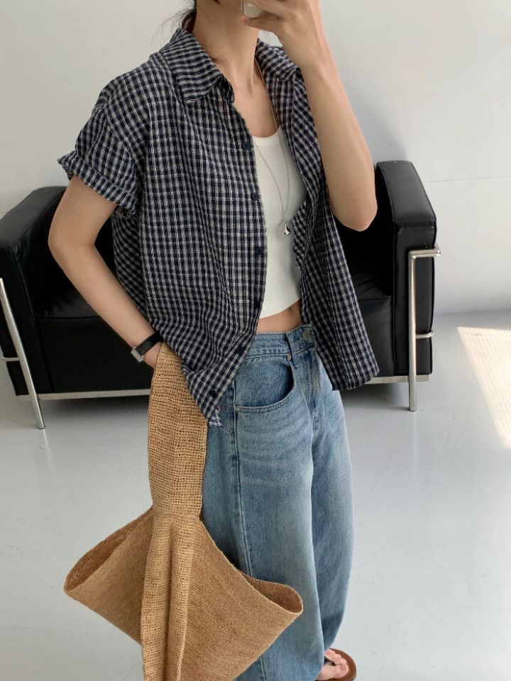 DOIT韓國代購㊣女裝新款熱賣真品休閑職業25春夏襯衫蕾絲衫DOIT襯衫/蕾絲衫
