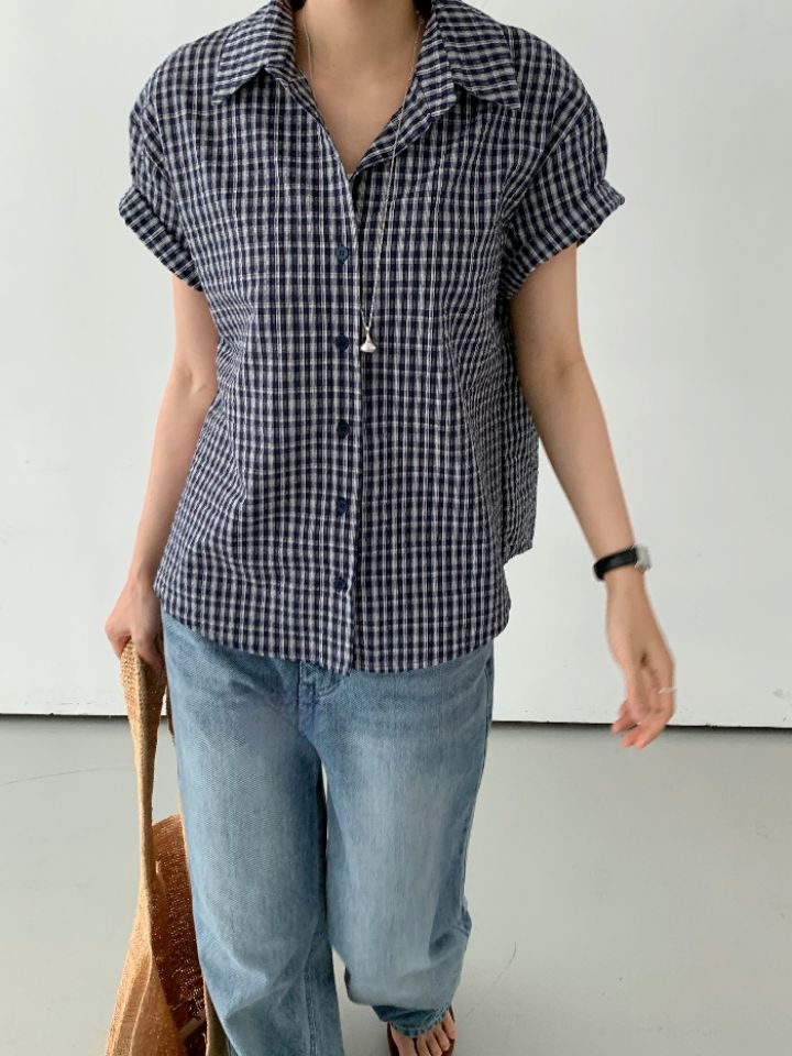 DOIT韓國代購㊣女裝新款熱賣真品休閑職業25春夏襯衫蕾絲衫DOIT襯衫/蕾絲衫圖色2