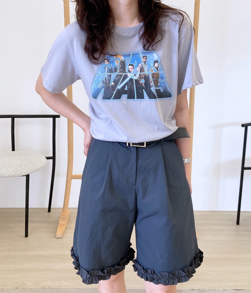 HANNA-A韓國代購㊣女士新款真品25春夏人氣休閑推薦職業T恤HANNAT恤