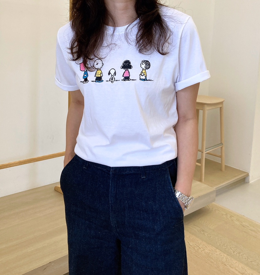 HANNA-A東大門㊣實拍女裝新款休閑熱賣真品人氣25春夏T恤史努比HANNAT恤
