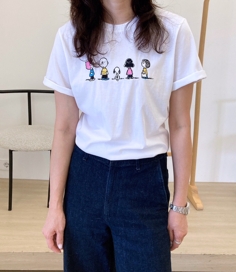 HANNA-A東大門㊣實拍女裝新款休閑熱賣真品人氣25春夏T恤史努比HANNAT恤