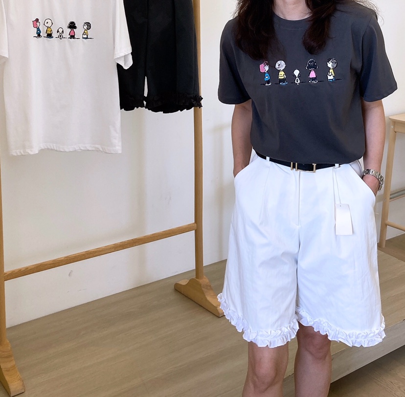 HANNA-A東大門㊣實拍女裝新款休閑熱賣真品人氣25春夏T恤史努比HANNAT恤