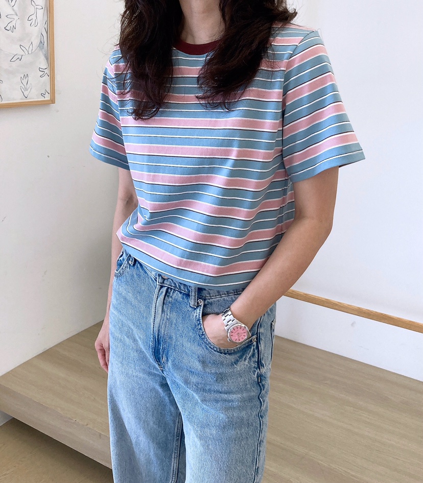 HANNA-A東大門㊣直郵女士新款推薦人氣休閑時尚真品職業T恤HANNAT恤