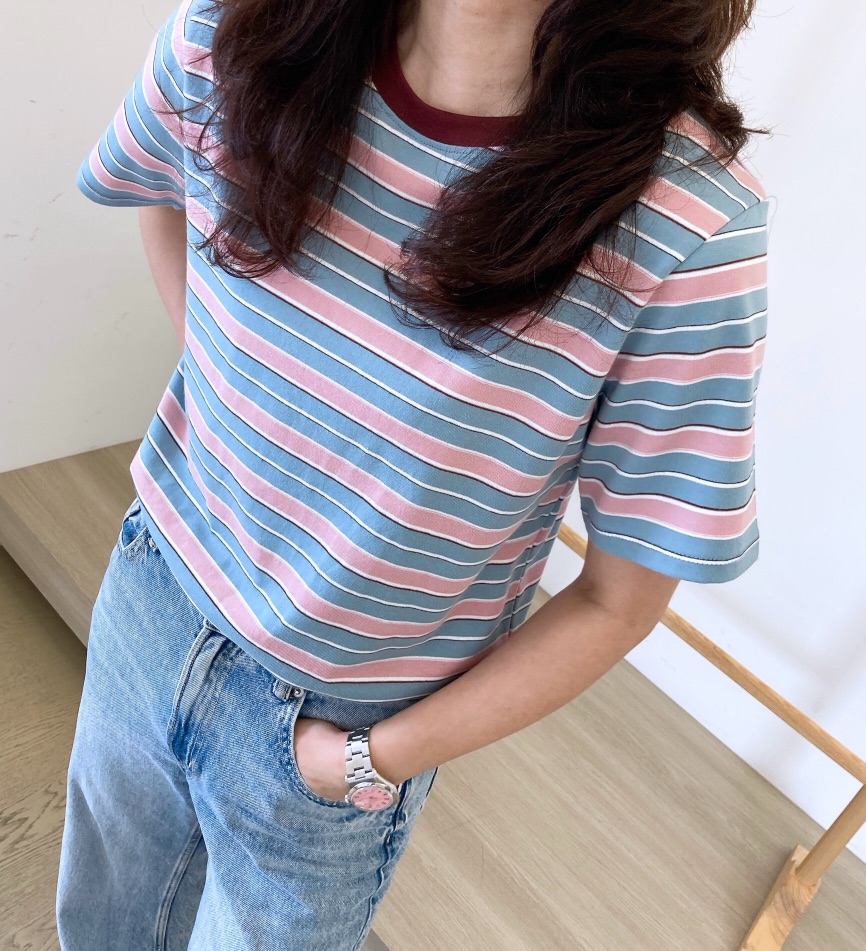 HANNA-A東大門㊣直郵女士新款推薦人氣休閑時尚真品職業T恤HANNAT恤