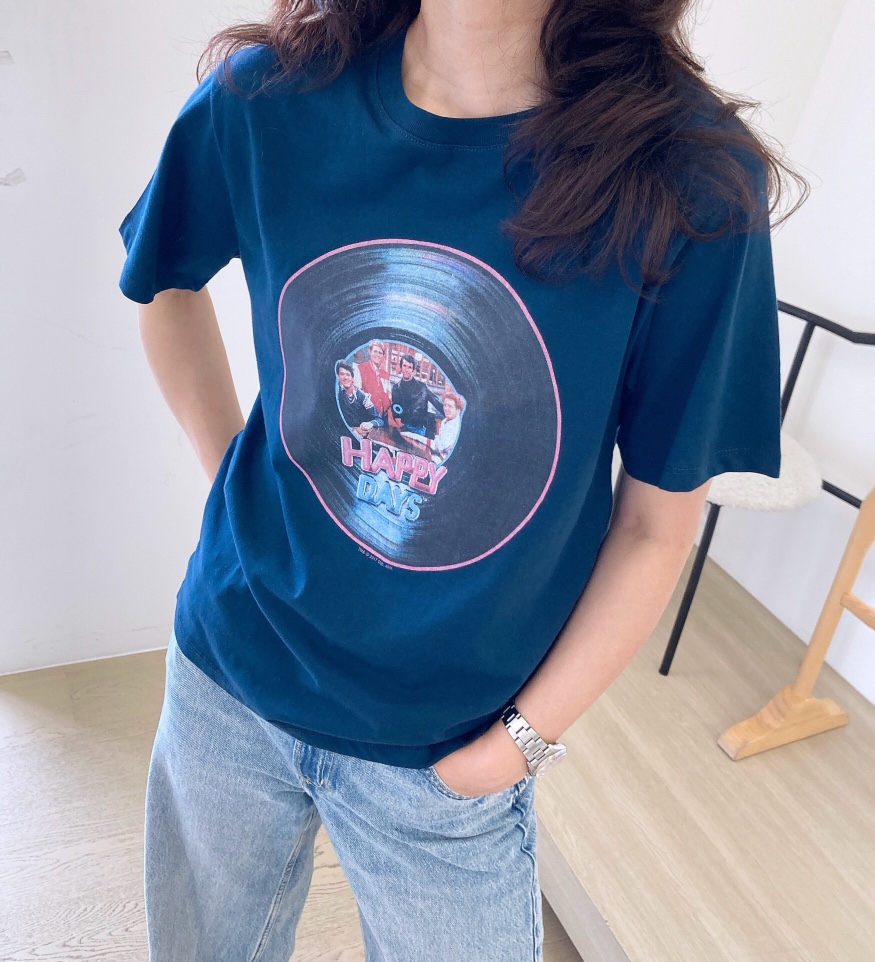 HANNA-A東大門㊣實拍女裝新品25春夏時尚熱賣真品休閑職業T恤HANNAT恤