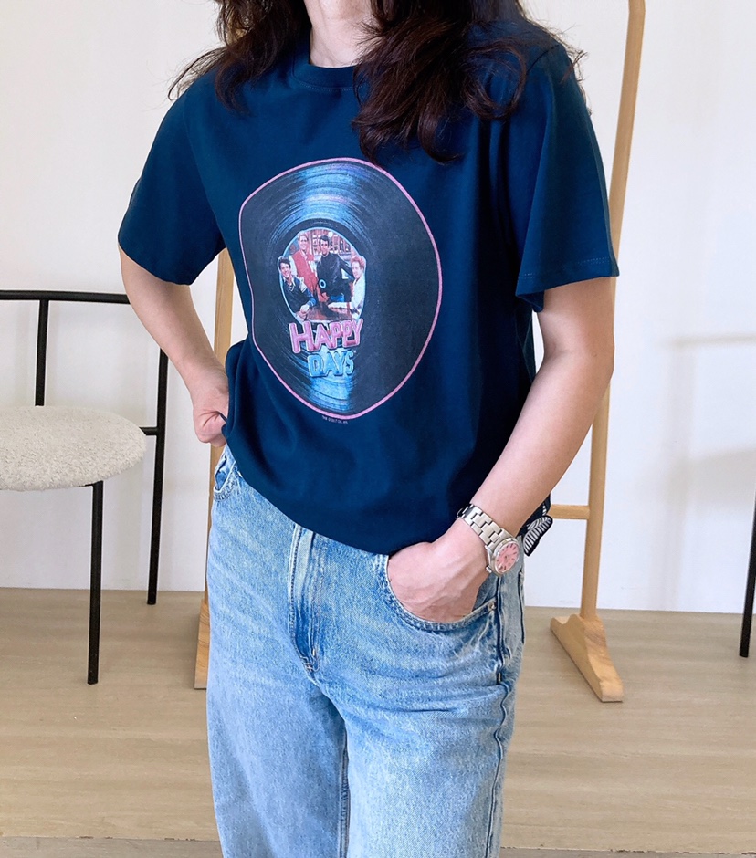 HANNA-A東大門㊣實拍女裝新品25春夏時尚熱賣真品休閑職業T恤HANNAT恤