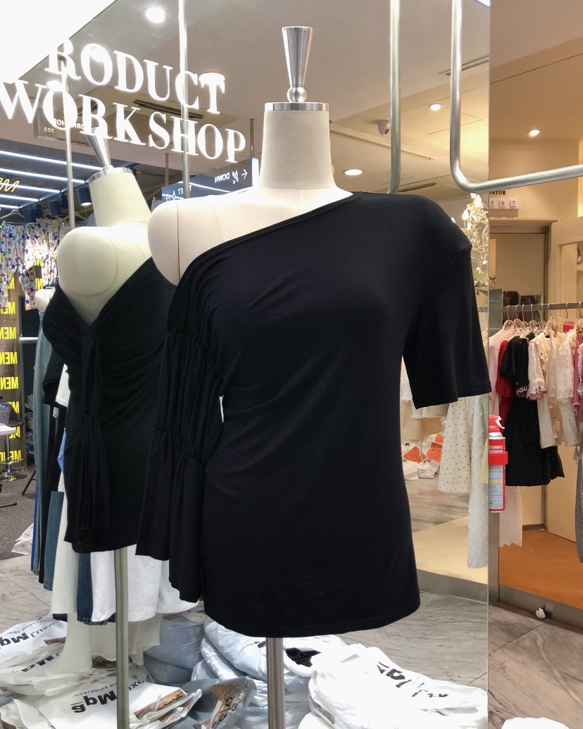 WORK SHOP東大門㊣代購女士新款時尚休閑25春夏推薦T恤緊身褲Work_shopT恤圖色2