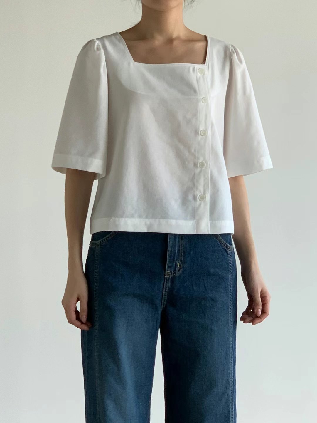 BARISTAR東大門㊣代購女裝新品人氣推薦25春夏休閑襯衫蕾絲衫BARISTAR襯衫/蕾絲衫