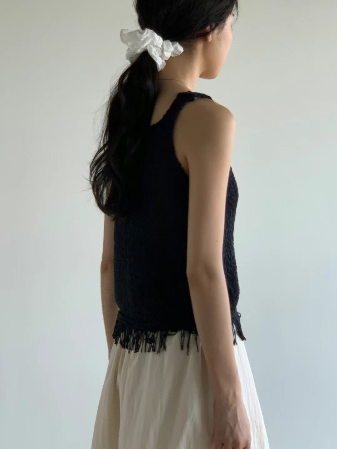 BARISTAR東大門㊣實拍女裝新品25春夏休閑人氣吊帶背心流蘇BARISTAR吊帶/背心