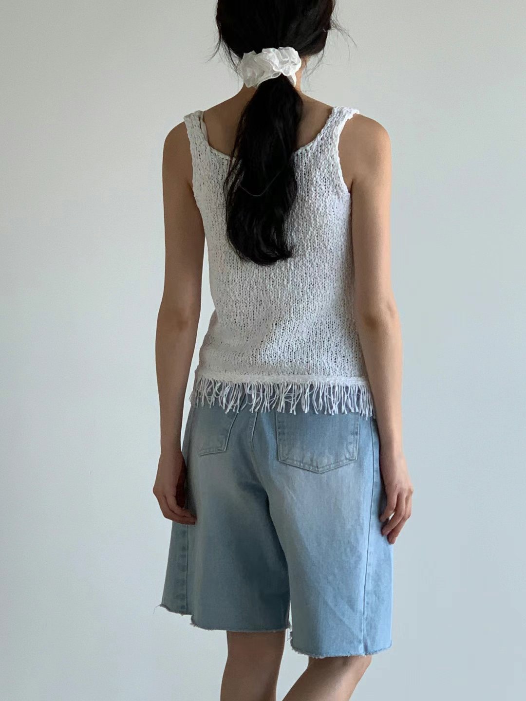 BARISTAR東大門㊣實拍女裝新品25春夏休閑人氣吊帶背心流蘇BARISTAR吊帶/背心