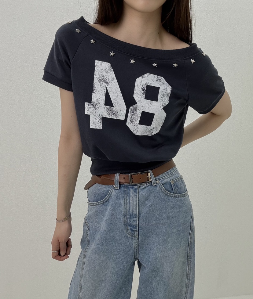JMIND東大門㊣直郵女裝新款職業時尚熱賣真品休閑人氣25春夏T恤JMINDT恤圖色2