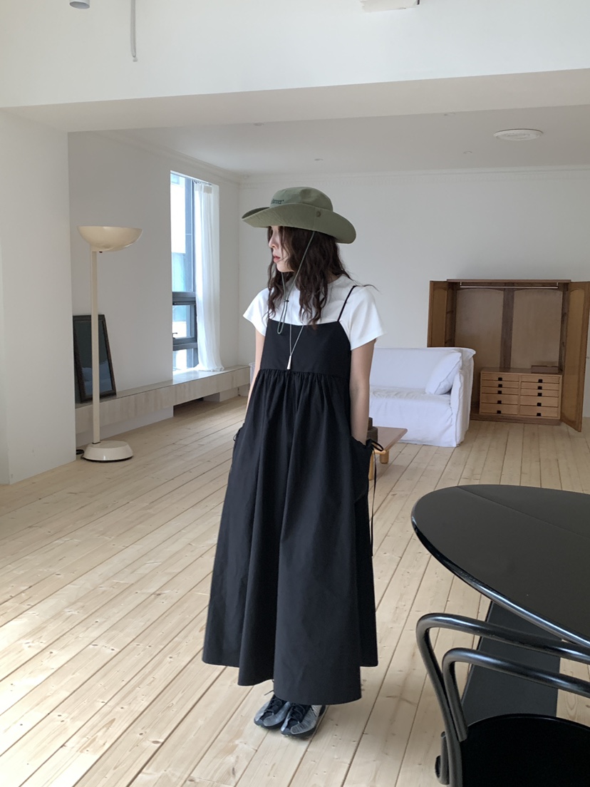 OURS韓國代購㊣女裝新款時尚人氣熱賣推薦25春夏休閑連衣裙OURS連衣裙