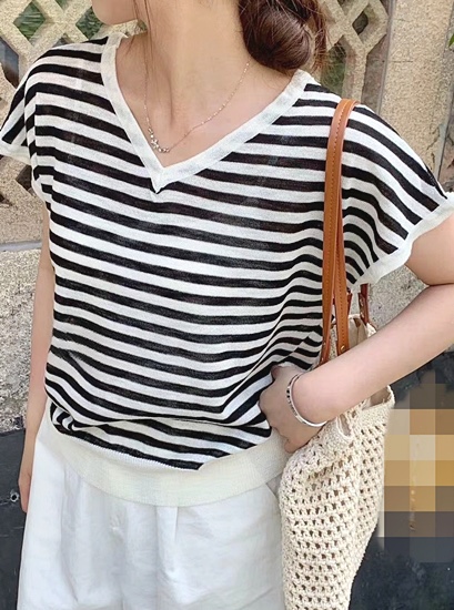 OLA東大門㊣直郵女裝新款25春夏時尚職業推薦真品休閑針織衫mellor/OLA針織衫