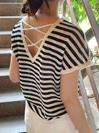 OLA東大門㊣直郵女裝新款25春夏時尚職業推薦真品休閑針織衫mellor/OLA針織衫