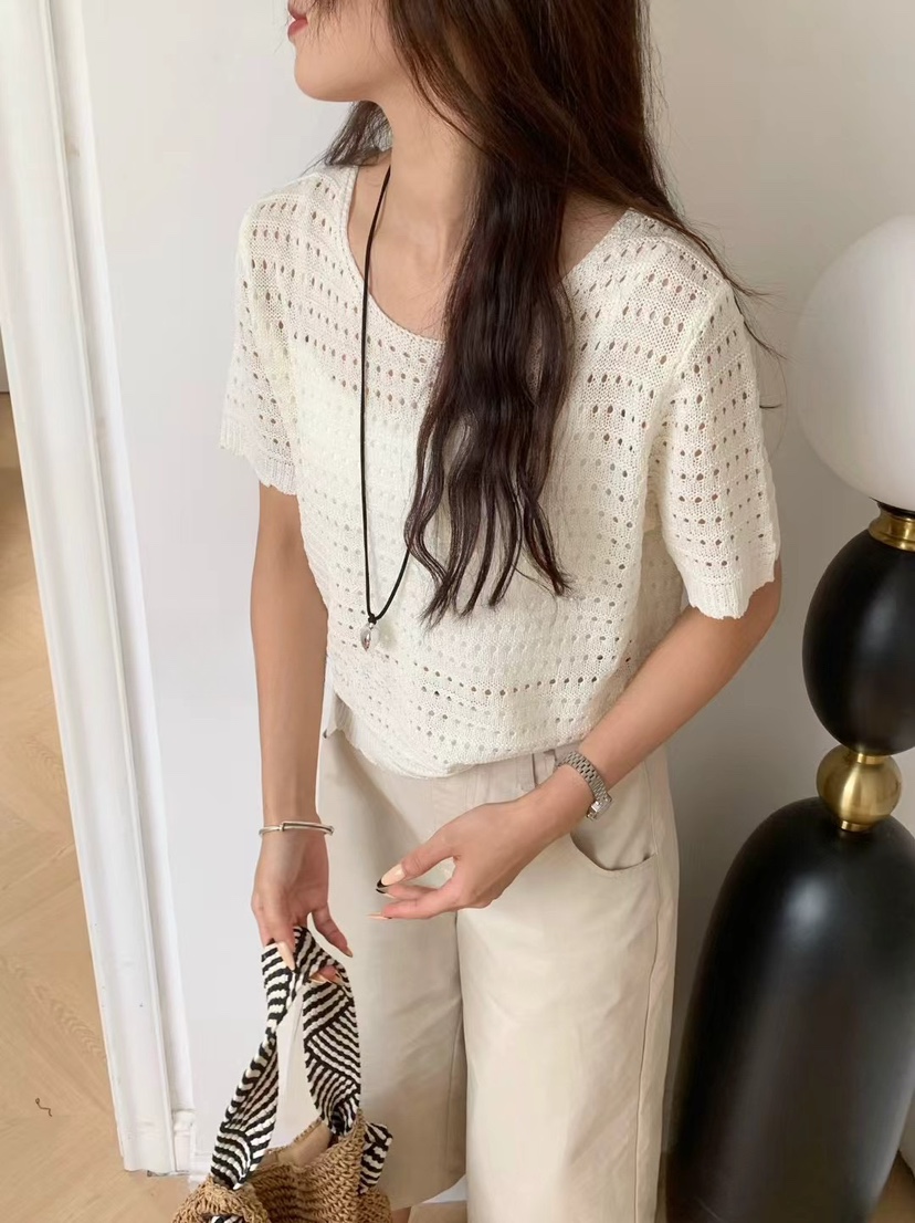 OLA韓國代購㊣女裝新款職業時尚休閑熱賣真品25春夏推薦針織衫mellor/OLA針織衫