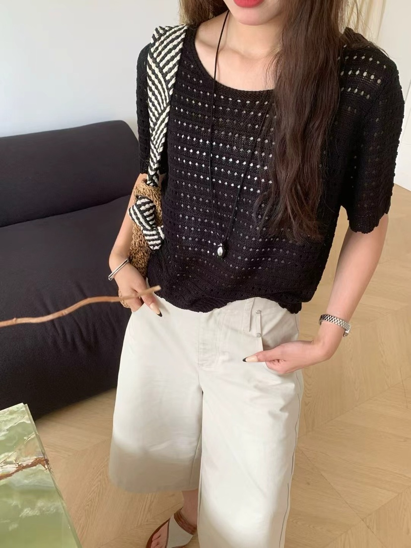 OLA韓國代購㊣女裝新款職業時尚休閑熱賣真品25春夏推薦針織衫mellor/OLA針織衫