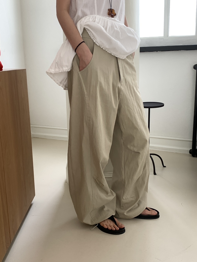 OURS東大門㊣代購女裝新款休閑熱賣25春夏推薦職業真品休閑褲OURS休閑褲