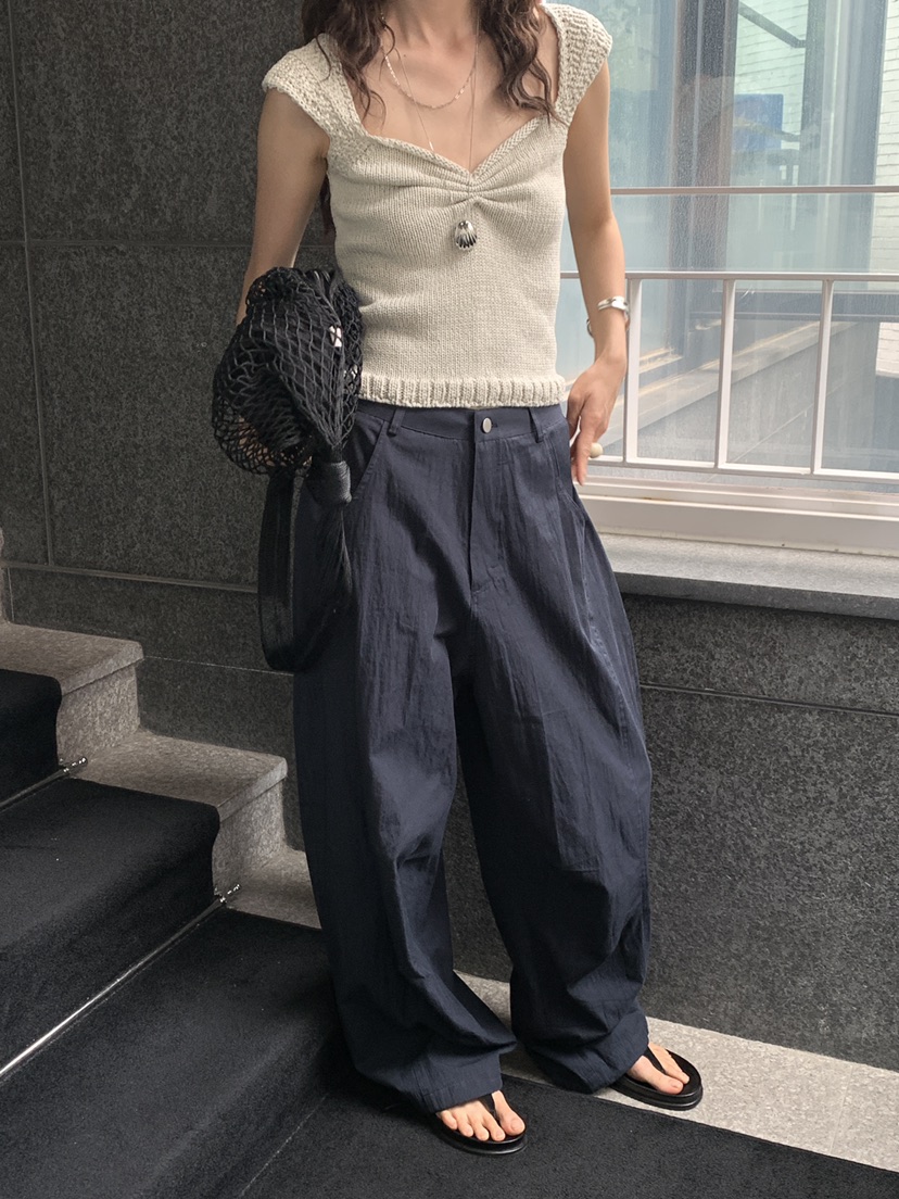 OURS東大門㊣代購女裝新款休閑熱賣25春夏推薦職業真品休閑褲OURS休閑褲