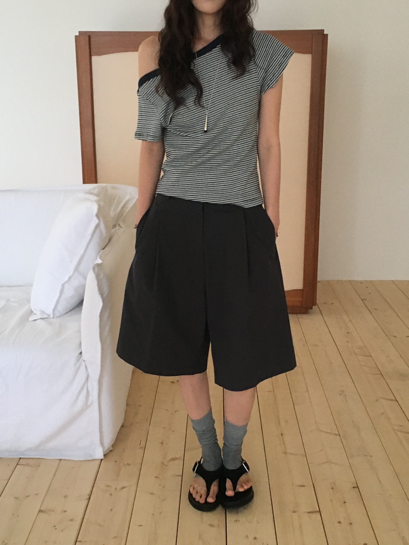 OURS韓國直郵㊣女裝新款人氣25春夏時尚推薦真品休閑職業T恤OURST恤
