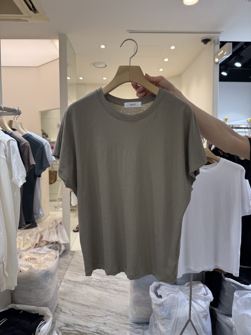 YIKHO STYLE韓國代購㊣女裝新品時尚推薦25春夏職業真品T恤YIKHO STYLET恤圖色3