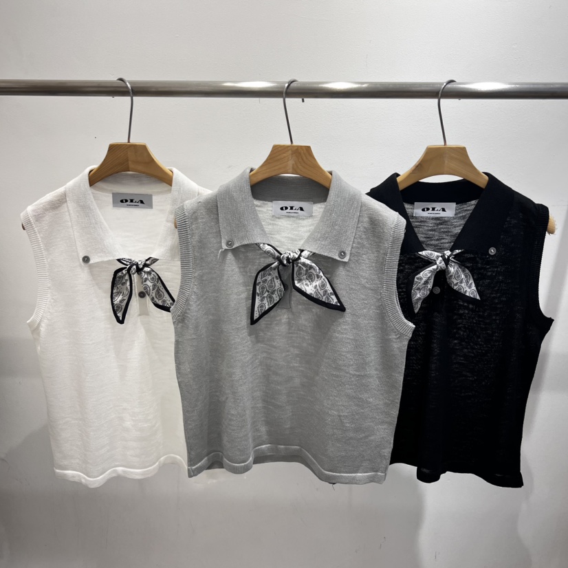 OLA韓國直郵㊣女士新品職業人氣時尚25春夏推薦真品熱賣針織衫mellor/OLA針織衫