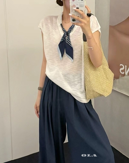 OLA韓國代購㊣女裝新品人氣熱賣真品時尚推薦休閑職業針織衫mellor/OLA針織衫