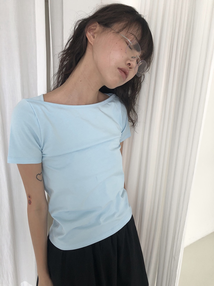 I I韓國代購㊣女士新品休閑25春夏職業人氣真品推薦時尚T恤ITSSONGT恤